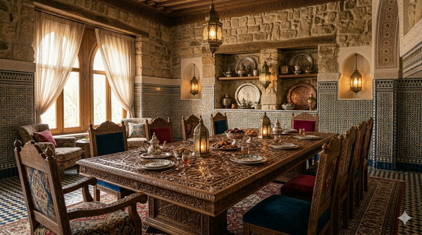 Table de salle à manger 12 places — Rabat